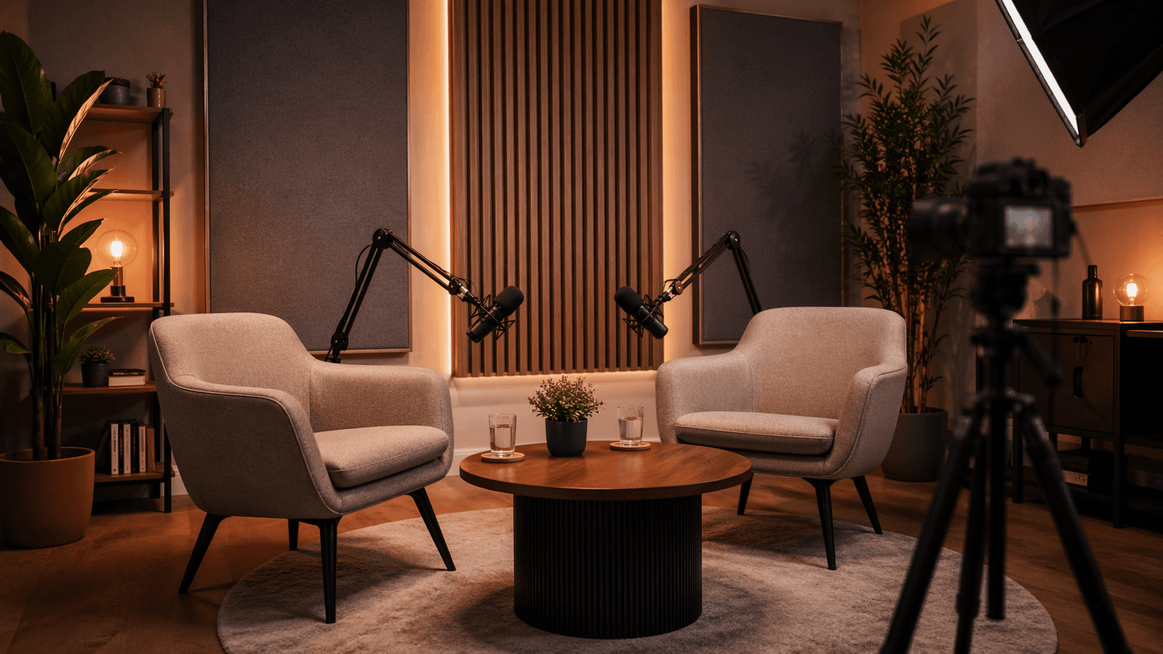 Podcast studio demo