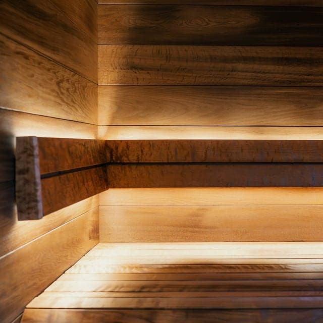 Sauna interior